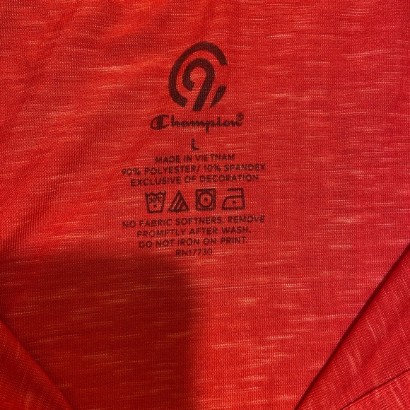 Men’s Large Champion Red polo shirt - Picture 2 of 3